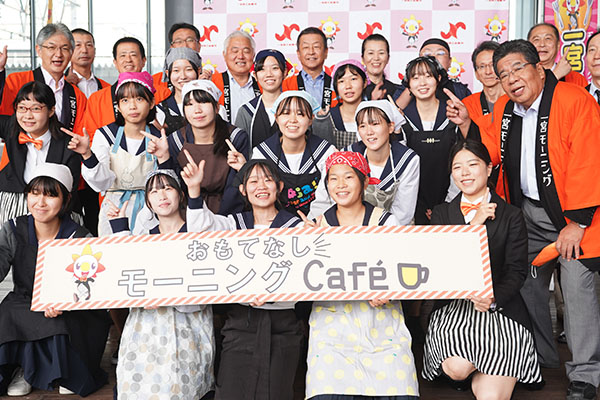 10/22 おもてなしモーニングcafé (一宮商業高等学校)